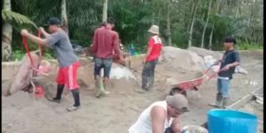 Soal Rabat Beton Tidak Sesuai RAB, Camat dan Inspektorat Labura Sudah Tau