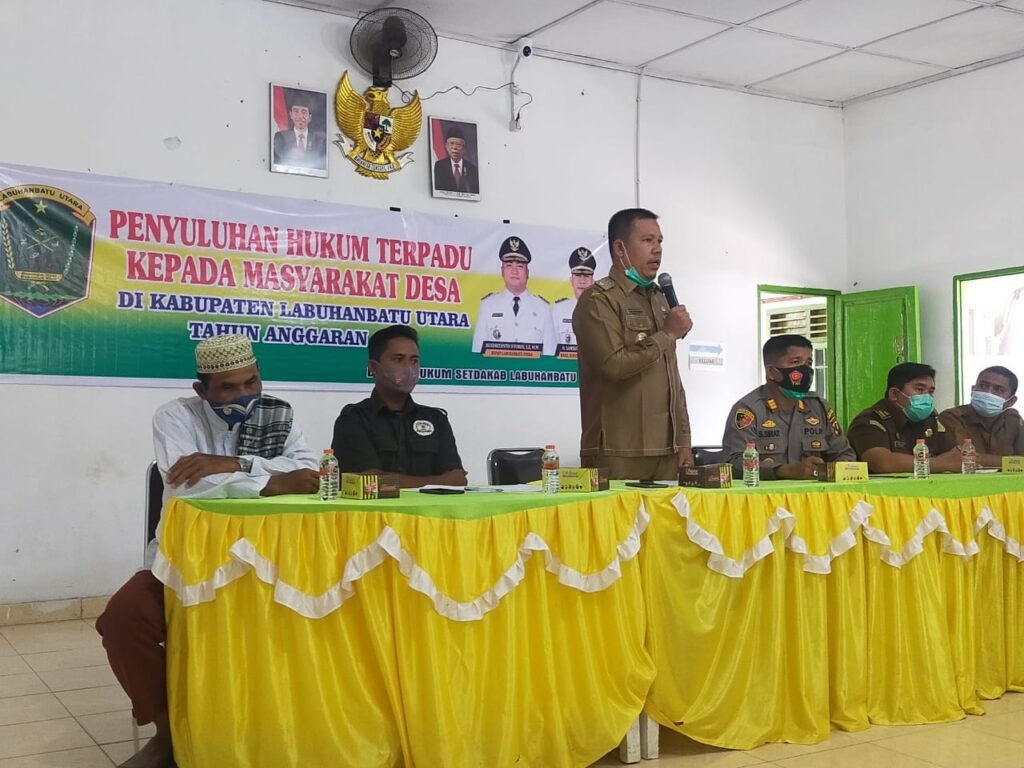 Ini Pesan Kapolsek Kualuh Hulu Labura Saat Penyuluhan Hukum Terpadu