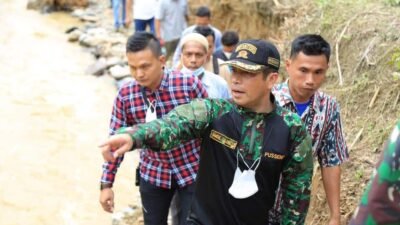 Wabup Labura Tinjau Desa Pematang Tertimpa Bencana Alam