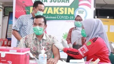 Dinkes Labura Vaksin 60 Orang Pegawai Kejari Labuhanbatu