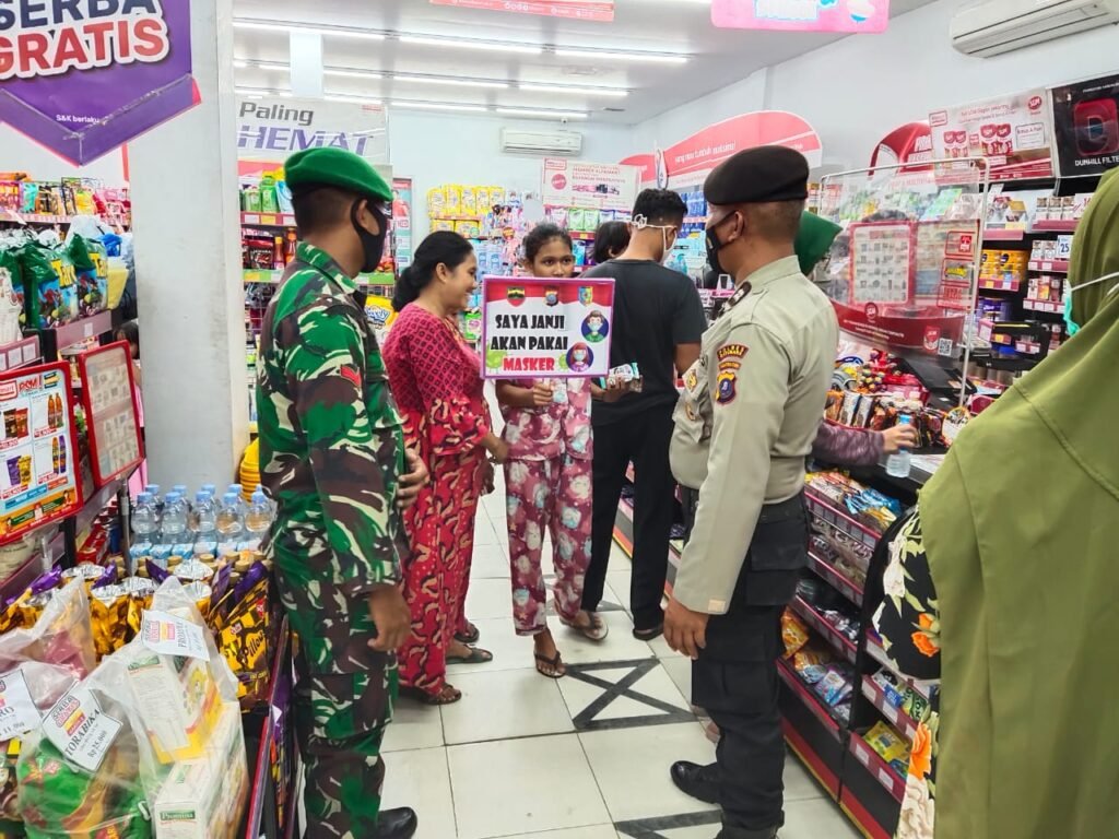 Tim Gabungan Polsek Indra Pura Patroli Pendisiplinan AKB