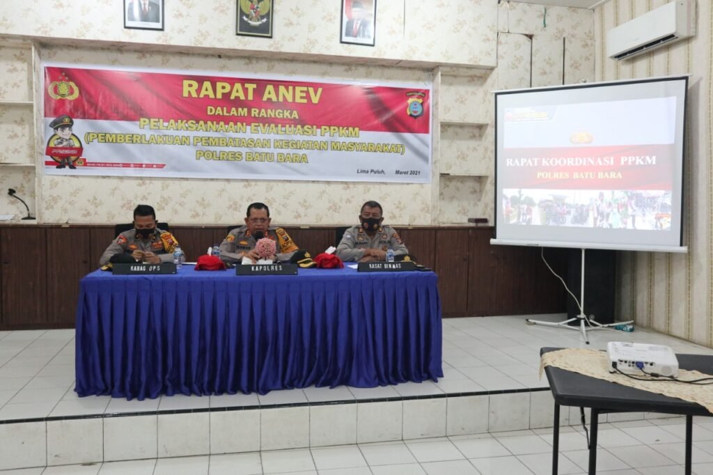 Kapolres Batubara Instruksikan Personil Fokus PPKM