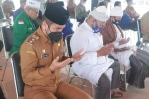 Situasi Masih Pandemi Covid-19, Wabup Labura Ikut Doa Lintas Agama Bersama Gubsu