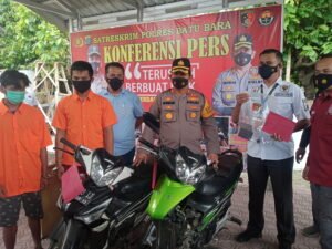 Dua Pemuda Payalobang Ini Curi 11 Motor di Tempat Hiburan Jarkep di Batubara