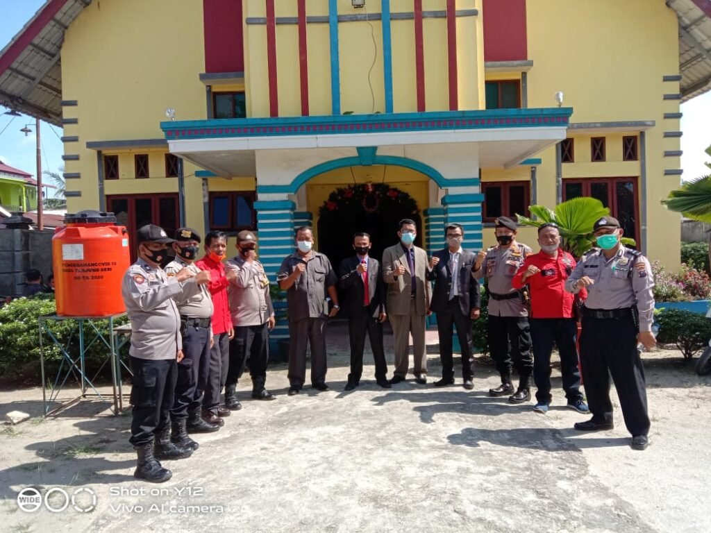 Polsek Indrapura Bersama PBB Pengamanan Paskah