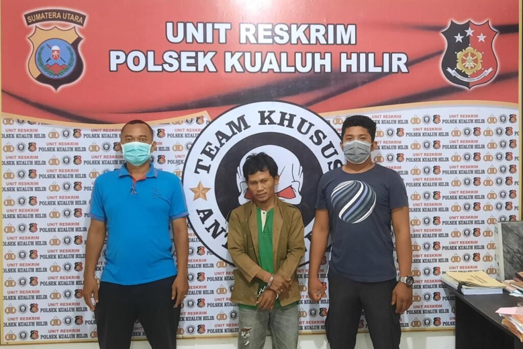 Reskrim Polsek Kualuh Hilir Tangkap Pengedar Sabu