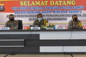 Kapolres Labuhanbatu Sambut Tim Audit Kinerja Itwasda Sumut