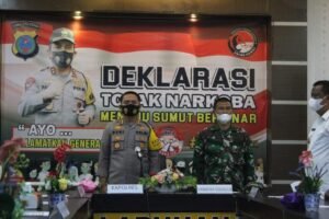Kapolres Labuhanbatu Deklarasi Tolak Narkoba Jadikan Sumut Bersinar