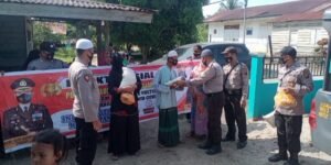 Baksos dan Ops Yustisi Polsek Kualuh Hulu di Desa Simangalam