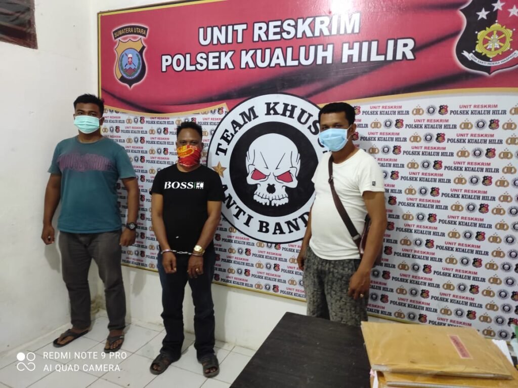 Tekab Reskrim Tangkap Pria Ini di Desa Air Hitam