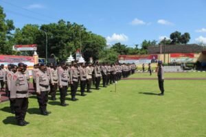 Kapolres Labuhanbatu Terima 100 BKO Sat Brimob dan 100 Dit Samapta Poldasu