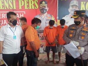 2 Pencuri Kabel PT PMT dan 1 Penadah Diringkus