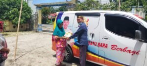 Kadin Batubara Salurkan 5 Ton Beras ke Dua’fa di Tanjung Tiram
