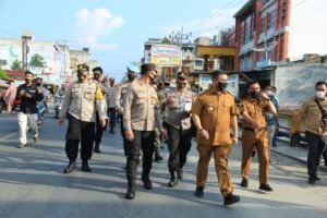 Forkopimda Tinjau Pos Pam Penyekatan Labura