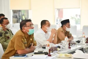 Bupati Batubara Rakor Penanganan Covid-19, Gubsu: Sumut Masuk 5 Besar Rakyat Terpapar