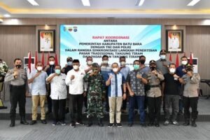 Tertibkan Pedagang di Tanjung Tiram, Pemkab Batubara Rakor TNI-POLRI