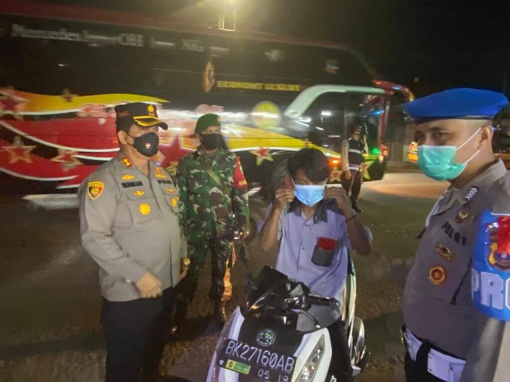 Kapolres Batubara Ops Yustisi di Indra Pura