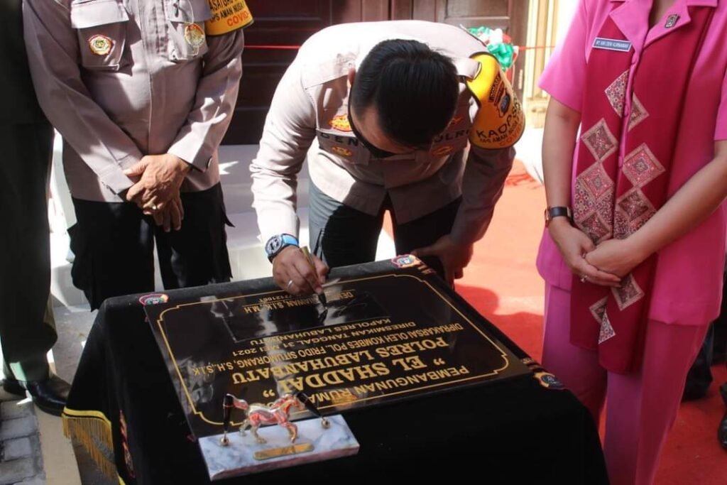 Peresmian Rumah Doa El Shaddai Polres Labuhanbatu