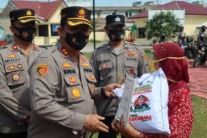 Sambut Hari Bhayangkara ke-75, Polres Batubara Baksos Serentak