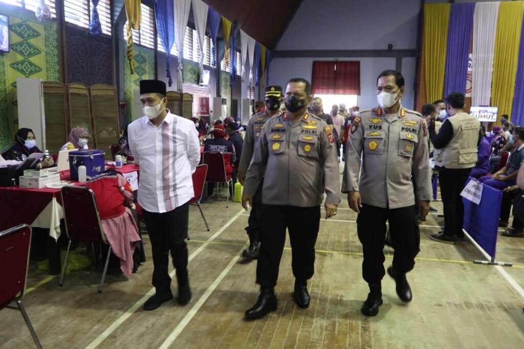 Jelang Hari Bhayangkara ke-75, di Batubara Total 4658 Sudah Divaksin