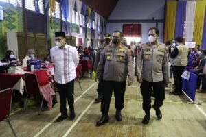 Jelang Hari Bhayangkara ke-75, di Batubara Total 4658 Sudah Divaksin