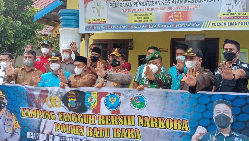 Deklarasi Kampung Tangguh Anti Narkoba di Batubara, Jadikan Sumut Bersinar