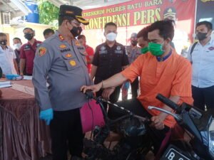 Curi Motor, Dua Pria Terang Bulan Tanjung Tiram Ditangkap