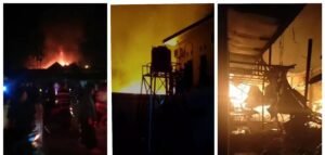 Pajak Inpres Kotapinang Terbakar, Kerugian 9 Milliar