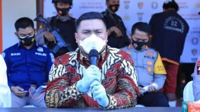 Ikuti Konferensi Pers Pembunuhan Ketua MUI Labura, Bupati Percaya Polres Adil