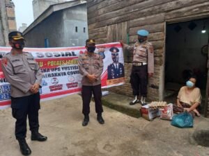 Kapolsek Kualuh Hulu Temui Warga Pesakit Menahun