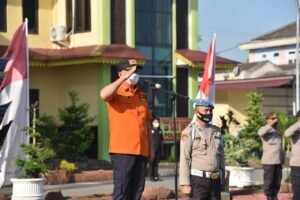 Forkopimda Disinfektan Pasar di Batubara