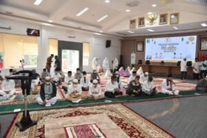 Masih Pandemi Covid-19, Sholat Id di Rumdis Bupati Batubara