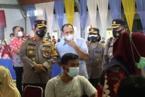 Bupati Batubara Tinjau Vaksinasi Dosis Il