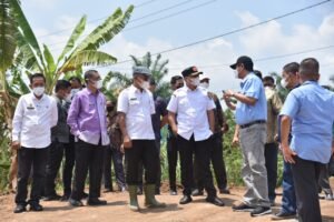 Bupati Batubara Tinjau Lokasi Mesjid dan Rest Area
