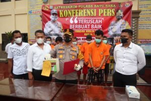 6 Maling dan 1 Penipu Diringkus Polres Batubara