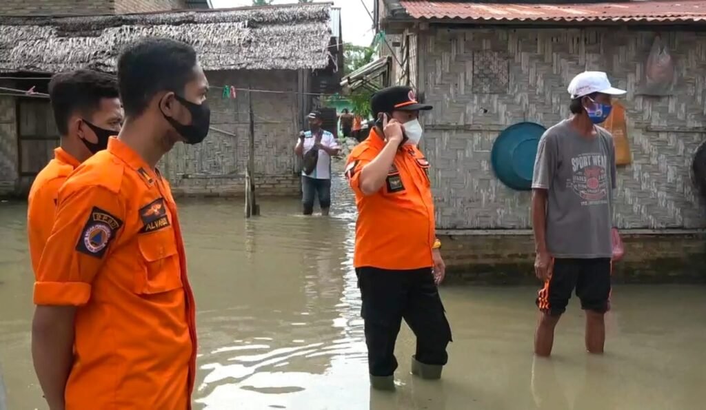 Hujan Deras, Tanggul Jembol Mengakibatkan Ratusan Rumah Kecamatan Sei Balai Terendam