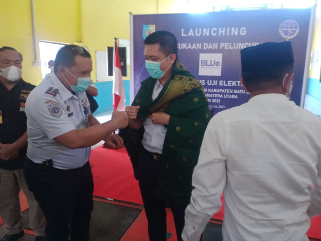 Dishub Batubara Launching BLU-e, Bupati: Upaya Penanggulangan Pandemi Covid-19
