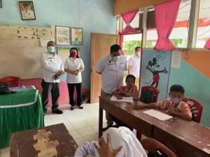 Bupati Terus Tinjau Kebersihan Sekolah PTM di Labura