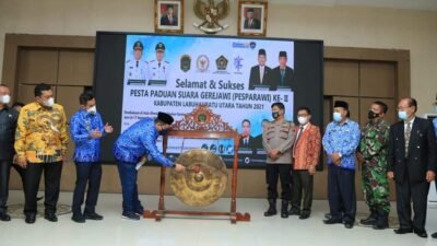 Bupati Membuka Pesparawi ke II Labura