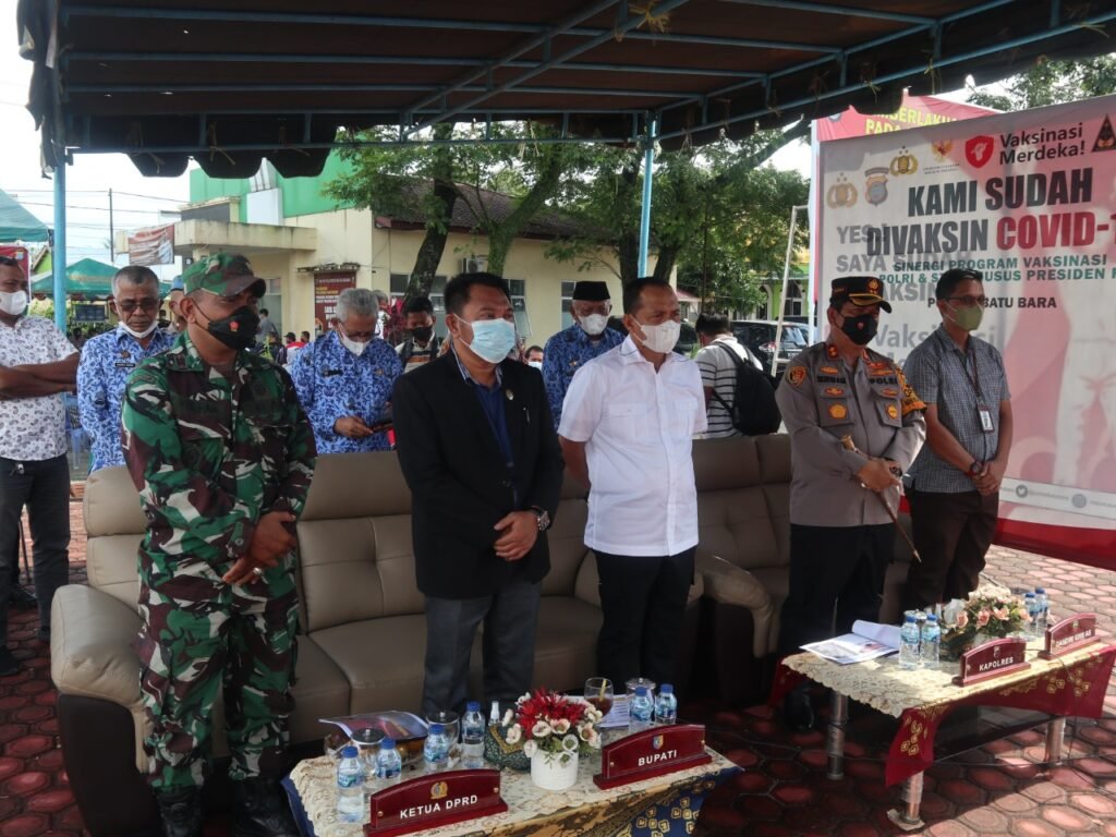 Kapolres, Bupati Batubara Zoom Meeting Arahan Panglima TNI dan Kapolri