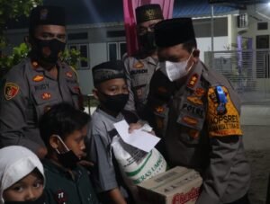 Kapolres Batubara Silahturahmi ke Perwiritan Desa Pulau Sejuk