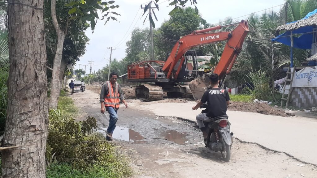 Jalan Provinsi Nanassiam – Pagurawan Batubara Direhab