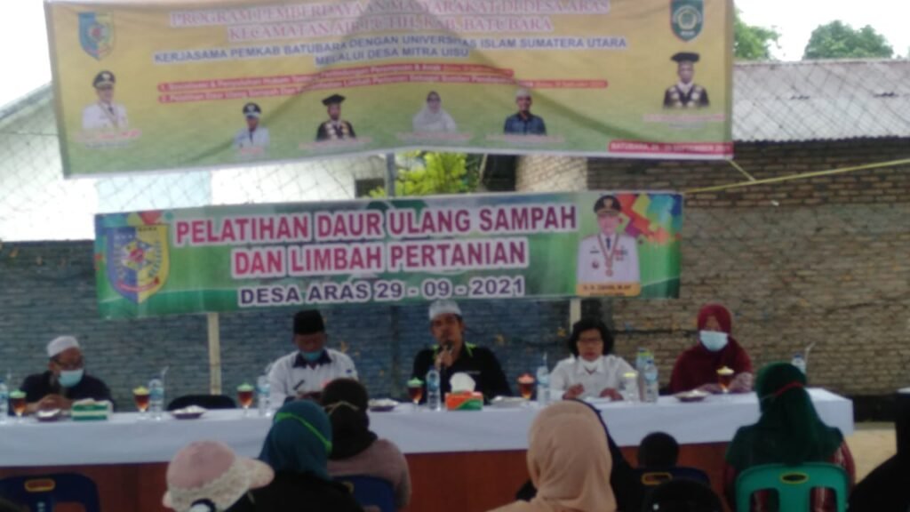 Daur Ulang Sampah dan Limbah di Desa Aras Batubara