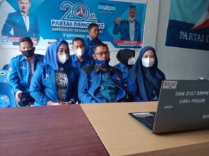 DPC Partai Demokrat Batubara Ikuti HUT ke-20 Secara Virtual