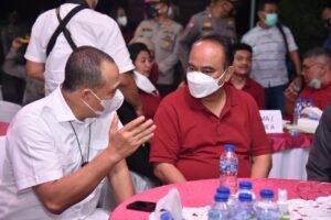 Bupati Bersama Kapolres Sambut Wamendes PDTT RI