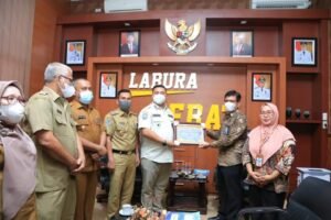 Bupati Labura Bersama Wakil Sambut Kepala KPPN Rantauprapat