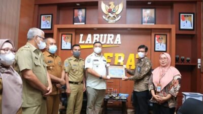 Bupati Labura Bersama Wakil Sambut Kepala KPPN Rantauprapat