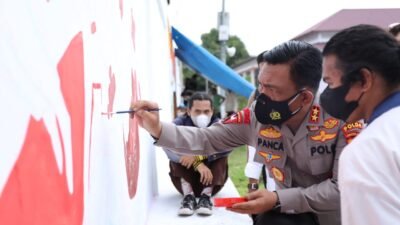 Mabes Polri Gandeng Seniman Gelar Bhayangkara Mural Festival