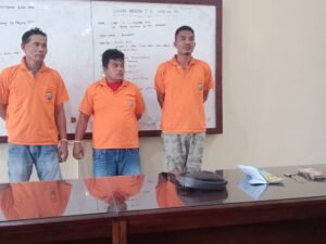 2 Pemain Judi Mesin Ikan Desa Perupuk Bersama 1 Kasir Digelandang ke Polres Batubara