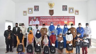 Pengajian Rutin Pemkab Batubara Diikuti Pemberian Tali Asih
